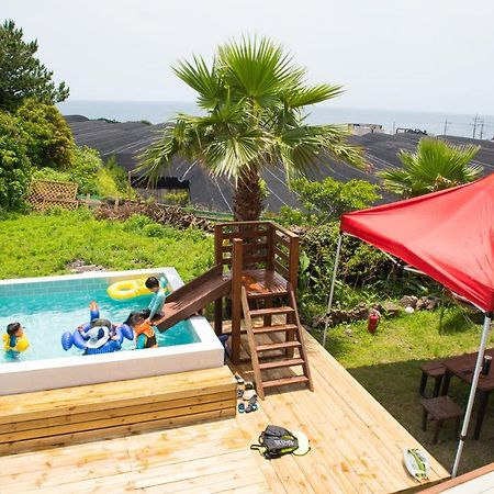 Jeju Sunflower Pension Seogwipo-stad Buitenkant foto
